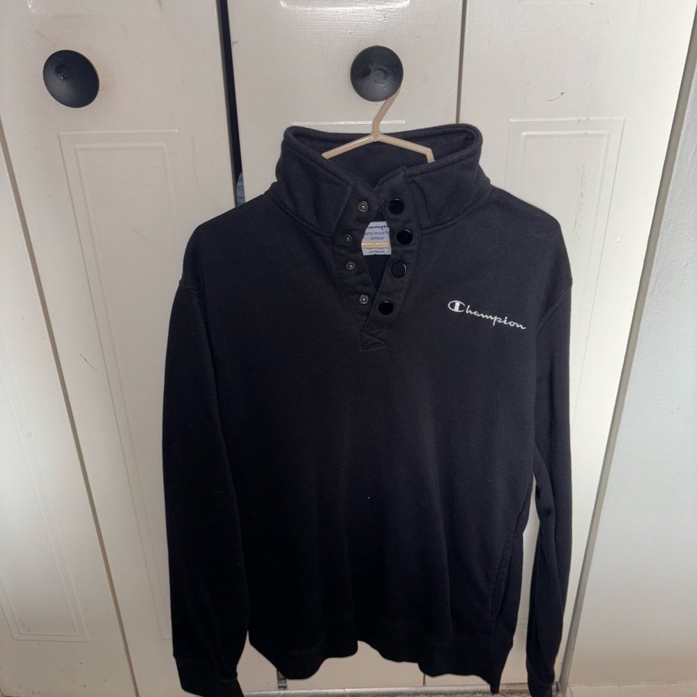 Champion Button Quarter Sweatshirt